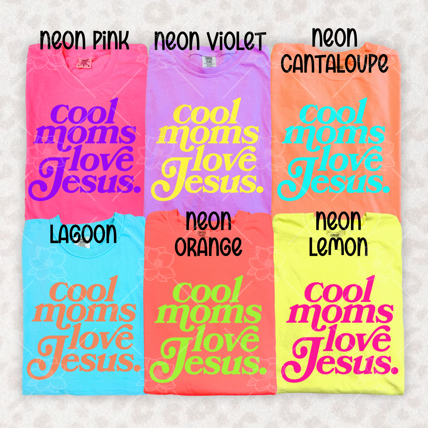 Cool moms love jesus- multiple styles