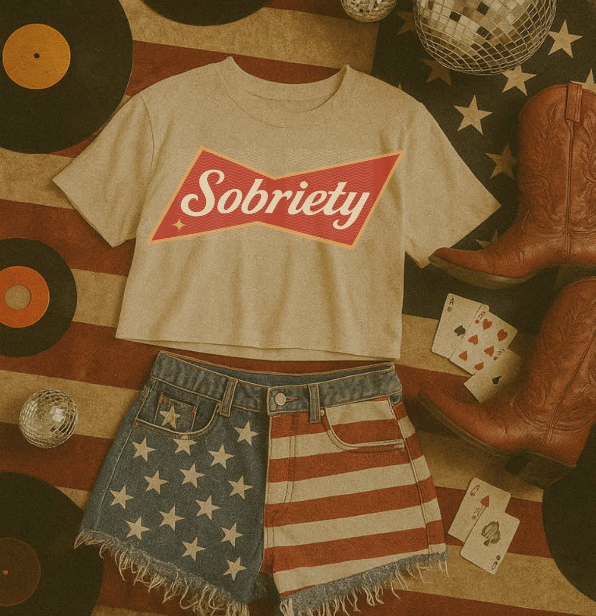 Sobriety- Crop Top