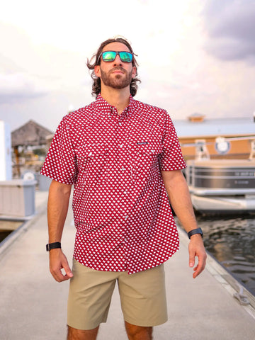 Houston Pearl Snap Fishing Shirt