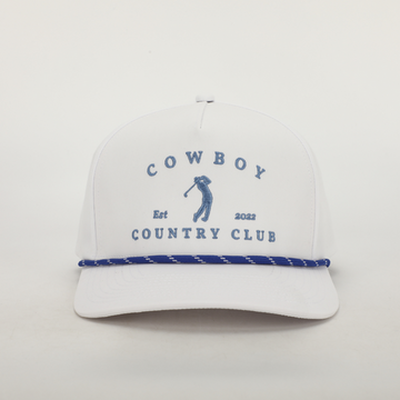 Golfer Roped Hat White