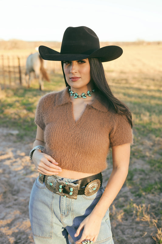 Bray Top in Mocha