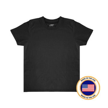 RAD ORGANICS COTTON TEE - BLACK