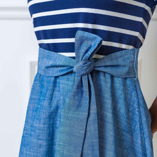 French Jersey Skater Dress