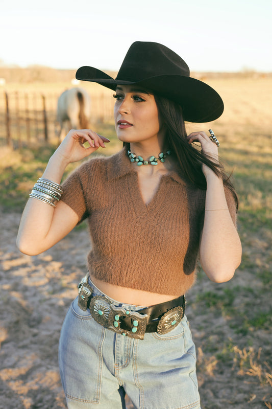 Bray Top in Mocha