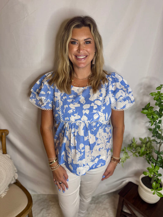 The Flirty Floral Top