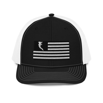 Flag Embroidered BnW (Snapback)