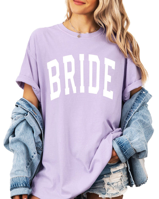 Bride Mrs Honeymoon Comfort Colors Garment Dyed T Shirt