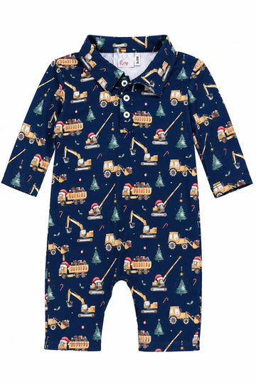 Oh What Fun It Is to Build L/S Polo One-Piece