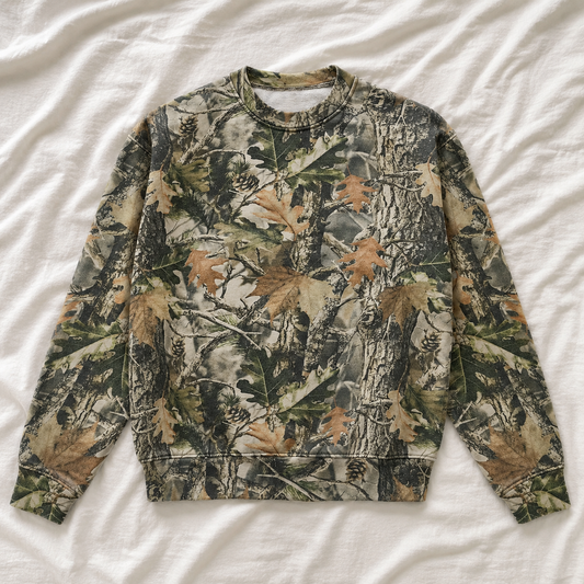 Camo Cursive Game Day Sweatshirt *CAMO (S-3X)