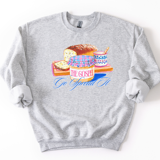 Go Spread the Gospel Faithbased Fleece Sweatshirt