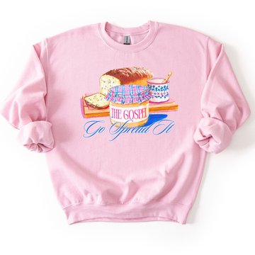 Go Spread the Gospel Faithbased Fleece Sweatshirt