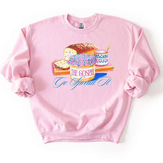 Go Spread the Gospel Faithbased Fleece Sweatshirt