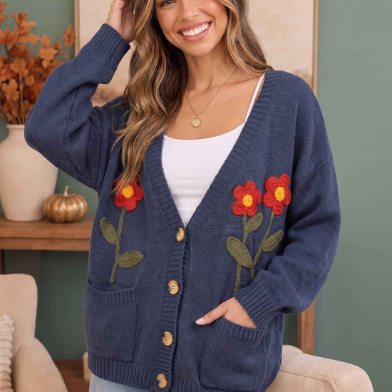 Garden Party Every Day Floral Cardigan