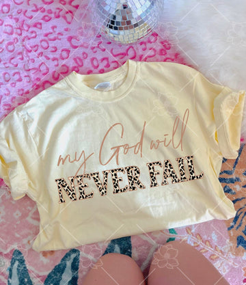 My God never fails