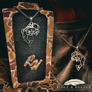 Bass- Stainless Steel Necklace and Pendant