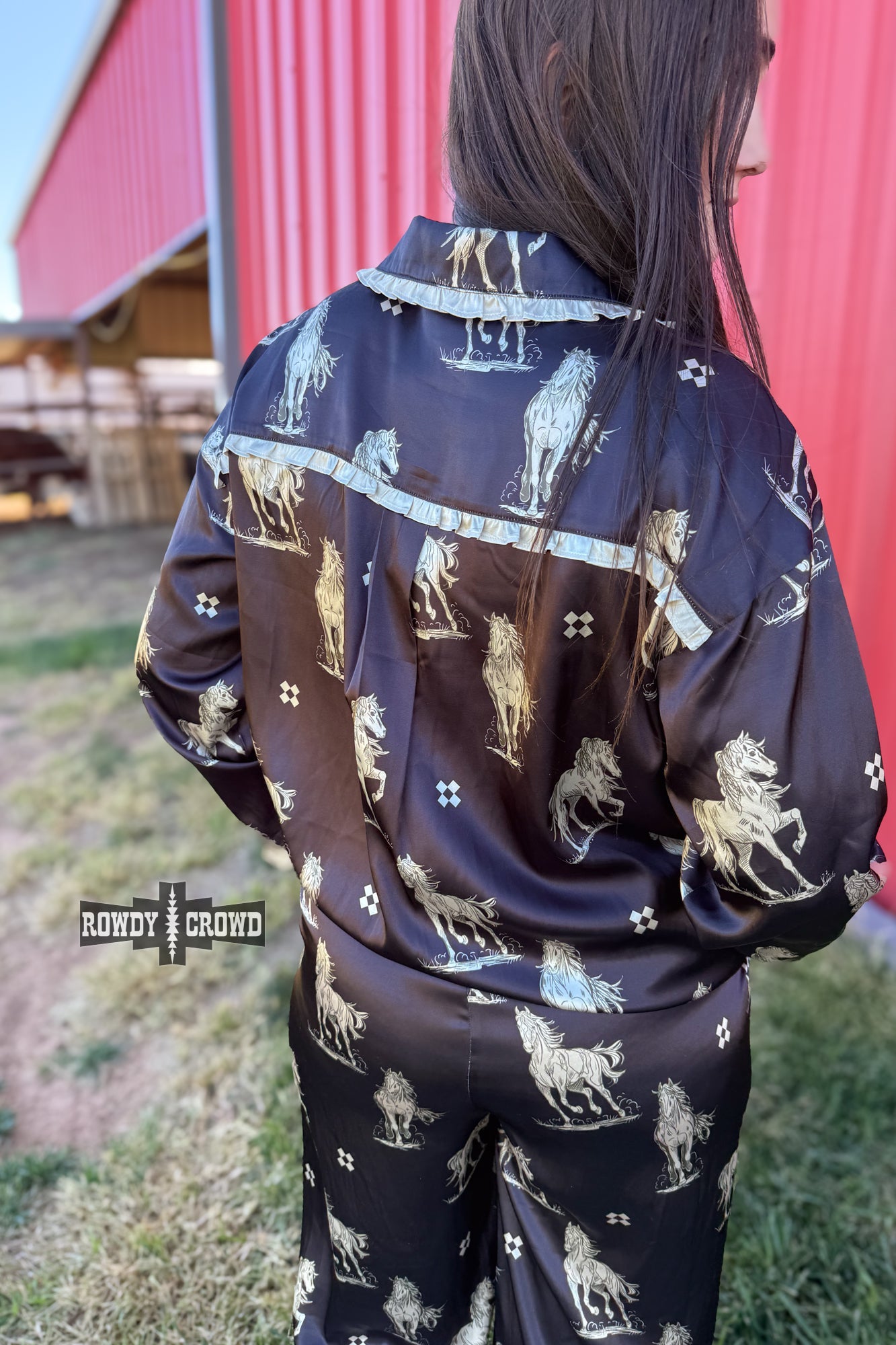 Black Betty Satin Sleep Set