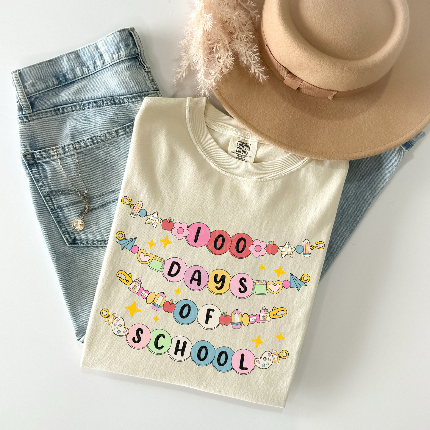 100 Days of School Bracelet Adult - Multiple Styles