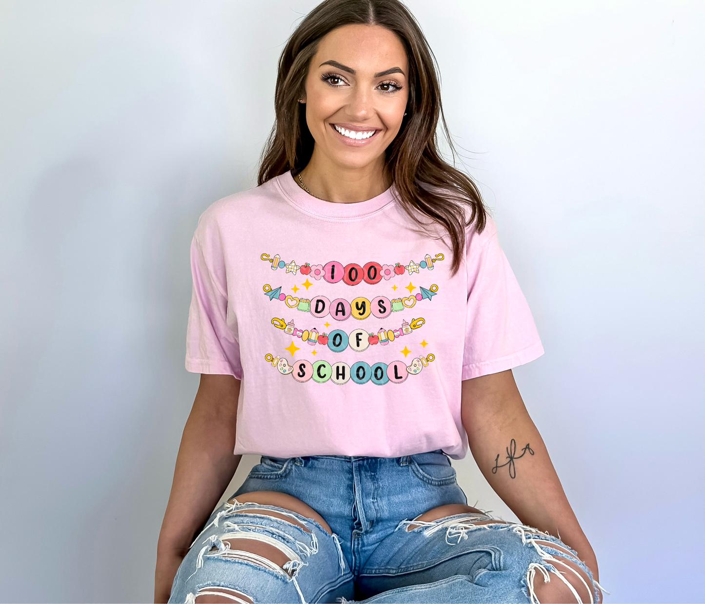 100 Days of School Bracelet Adult - Multiple Styles