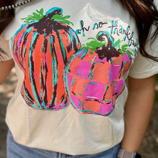 Callie Ann Stelter Oh So Thankful Pumpkins Short Sleeve Tee