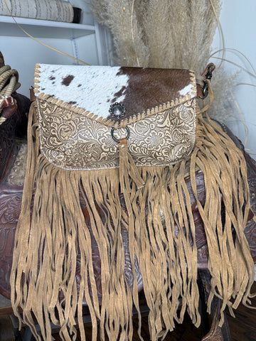 Mimikyu Leather & Hair On Bag