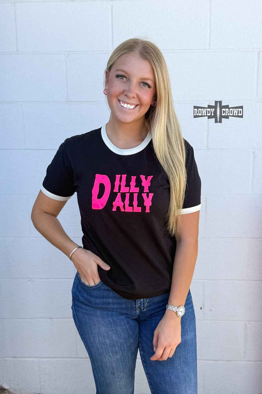Dilly Dally Ringer Tee