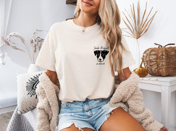 Jack Russell Dog Mom Comfort Colors T Shirt