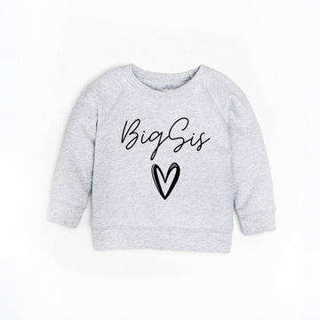 Organic Cotton Big sis Toddler French Terry Sweatshirt | Big sister, Pregnancy announcement