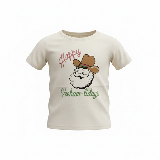 Happy Yeehawlidays Tee For Children