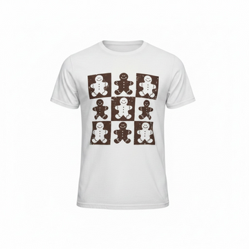 Gingerbread Themed Cream Colored Tee