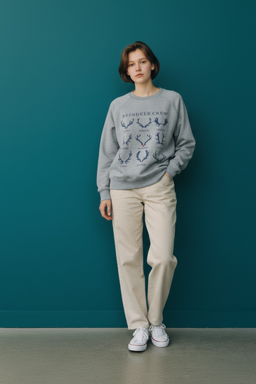 Reindeer Crew Sweater