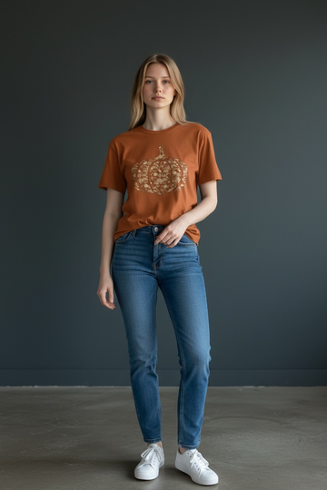 Festive Fall Pumpkin T-Shirt