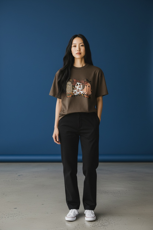 Festive Halloween Ghost T-Shirt