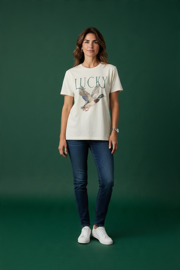 Lucky Duck Graphic T-Shirt