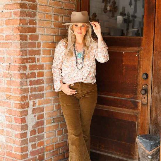 The Kathryn Button Down Floral Top