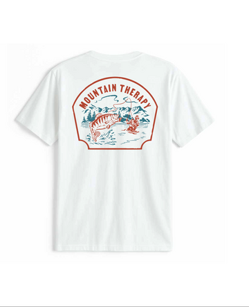 Mountain Therapy Pocket T-Shirt - White