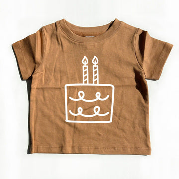 Two 2st Birthday Cake Toddler Organic Tee
