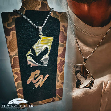Georgia Duck- Stainless Steel Necklace and Pendant States Series