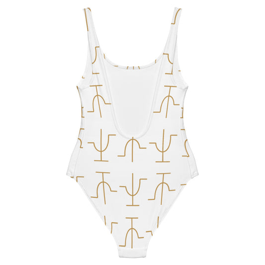 ALL Branded One-Piece Swimsuit