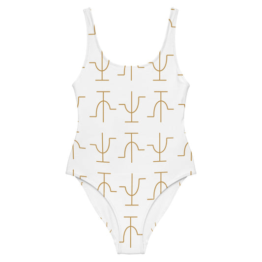 ALL Branded One-Piece Swimsuit