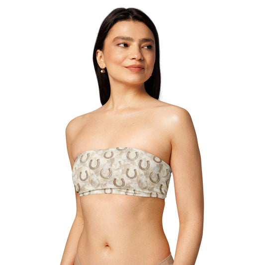 Heirloom Luck bandeau bikini top