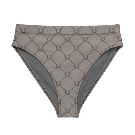 The Grid West high-waisted bikini bottom