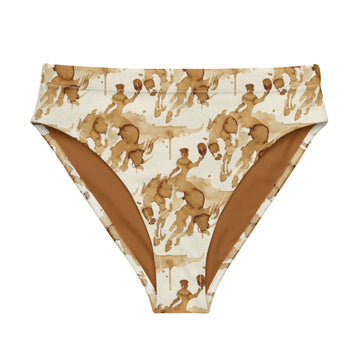 Steeped West high-waisted bikini bottom