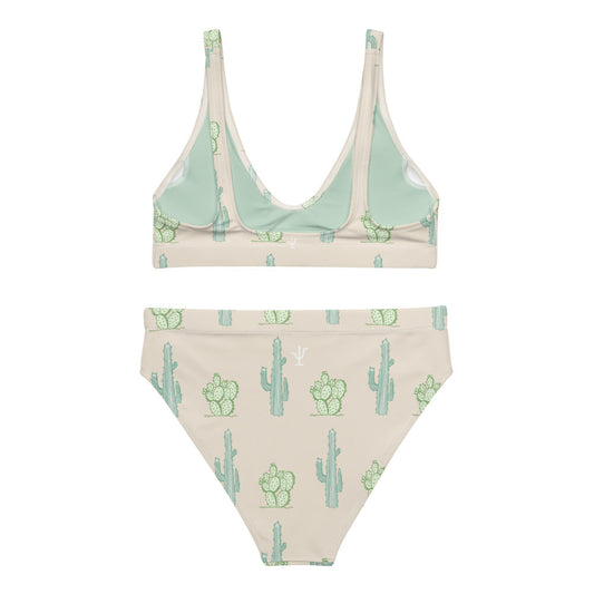 Cactus high-waisted bikini