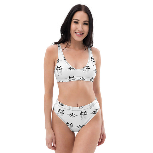 Sadie's Saddle high-waisted bikini