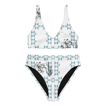 Aztec Space Cowboy high-waisted bikini