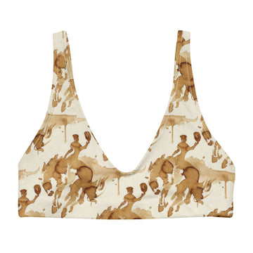 Steeped West padded bikini top