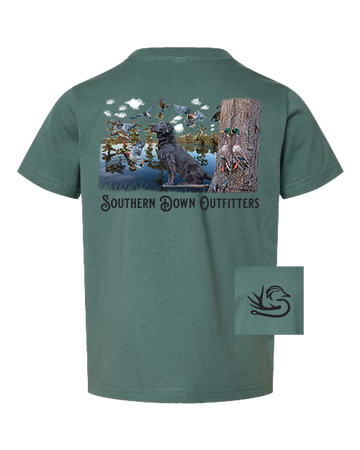 Black Lab Swamp Toddler Tee