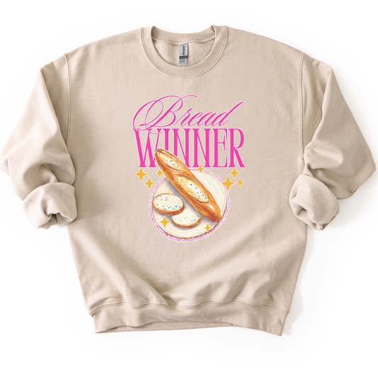 Bread Winner Fleece Graphic Sweatshirt