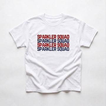 SPARKLER SQUAD TEE - WHITE