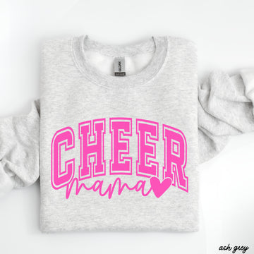 Cheer Mama Heart Sweatshirt *6 Colors (S-3X)